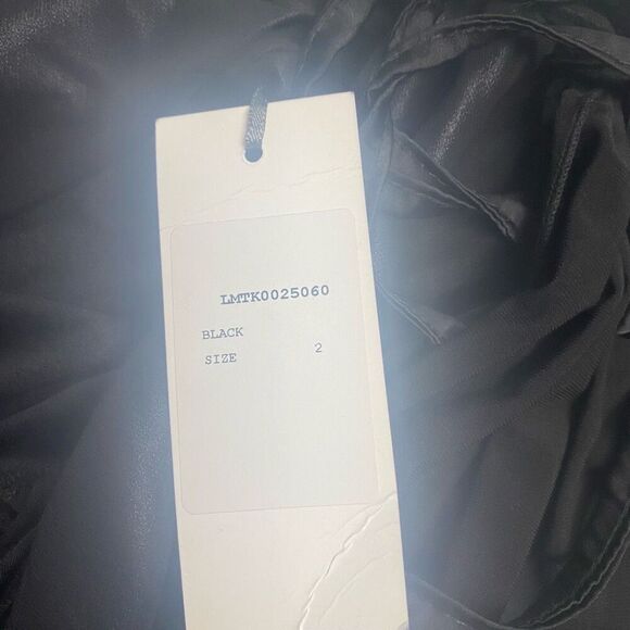 LaMouette Women’s Black Asymmetrical Cowl Neck Dress Black Size 26 SEE DESCRIPTI - Picture 10 of 12